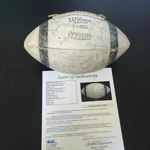 1966 Baltimore Colts Team Signed Wilson Football 40+ Sigs Johnny Unitas JSA COA - Picture 1 of 9