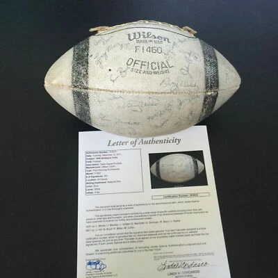 1966 Baltimore Colts Team Signed Wilson Football 40+ Sigs Johnny Unitas JSA COA - Image 1 of 4