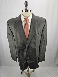 Hickey Freeman Herren Wollanzug braun gestreift 46R - Bild 1 von 8