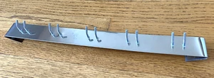 Cutco #1717 Wall Mount 5 Utensil Hook Storage Rack Stainless Steel USA 15” NEW - Picture 1 of 6