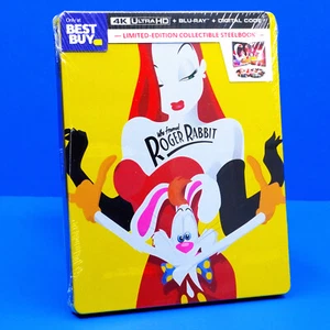 Who Framed Roger Rabbit Steelbook (4K/Blu-ray/Digital) Best Buy Limited Edition - Picture 1 of 4