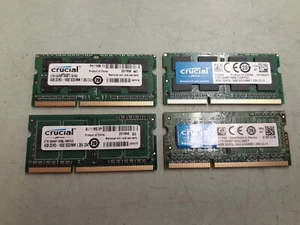 16GB (4x4GB) Crucial DDR3-1600/DDR3L-1600 Laptop Memory RAM - Picture 1 of 4