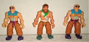 2004 Imaginext Fisher-Price - 2" Caveman Figures - Lot of 3  Very Good Condition - Picture 1 of 5