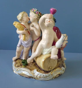 Meissen Figure Group The Four Seasons Model no 1068. C.1870 - Picture 1 of 19