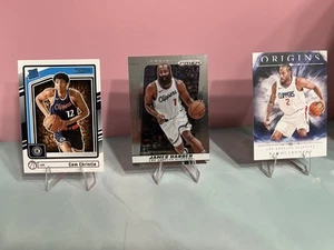 Clippers lotto di 3 carte sportive, Origins, Donruss Rated Rookie, Prizm Deca - Foto 1 di 2
