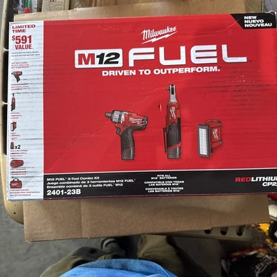 Milwaukee M12 Screwdriving 3 Piece Combo Kit 2401-23B - Image 1 of 4