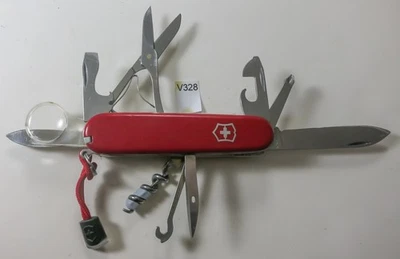 Victorinox Explorer Plus - V328 - Removable Ball Point Pen & Magnifying Glass - Image 1 of 4