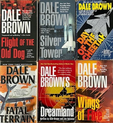 LOT OF 6 BOOKS BY DALE BROWN ~ MILITARY THRILLER FICTION ~ SOFTCOVERS - Image 1 of 3