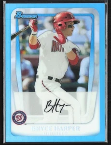 Bryce Harper 2013 Bowman Blue Sapphire Refractor Rookie Reprints D #BP1 - Picture 1 of 2