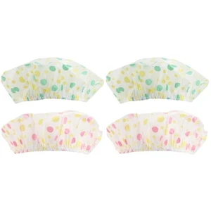  2 Pack Wasserdichte Cap Duschhaube Wiederverwendbar Badduschenhaube Kappe - Bild 1 von 12