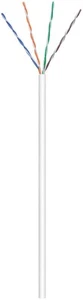 3x CAT 6 Patchkabel 4x2xAWG24/7 U/UTP; CAT 6 PATCH U/UTP WEISS CCA 100m - Photo 1/1