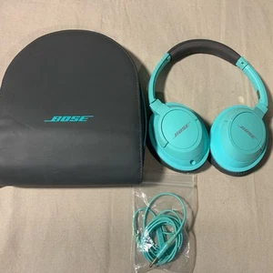 BOSE AE2 Over Ear Wired True Sound Headphones Teal Turquoise - TESTED / SEE PICS - Picture 1 of 10
