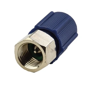 1 Set A/C Charging Port Adapter Air Condition Filling Metal And Plastic - Picture 1 of 12