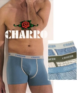 Gruppo 3 boxer uomo in cotone elasticizzato El Charro Olimpo 22 - Picture 1 of 1