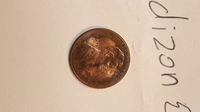 2022 D Penny  iIridizon Error die BEAUTIFUL COIN Rear - Image 1 of 4