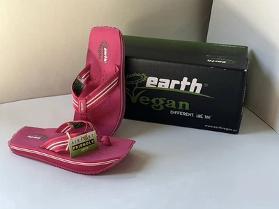 EARTH Vegan Miami (Pink Strap) WOMEN'S Sandals 7 B with (Kalso Negative Heel) - Image 1 of 4