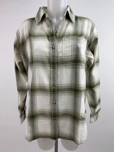American Eagle Outfitters Women's Green White Plaid Flannel Shirt SZ XS NWT $50 - Picture 1 of 3