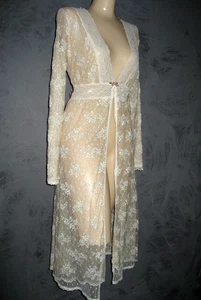 Claire Pettibone Accappatoio Pizzo Sposa Couture Balletto Lunghezza Midi Belinda S 34 Nuovo - Foto 1 di 16