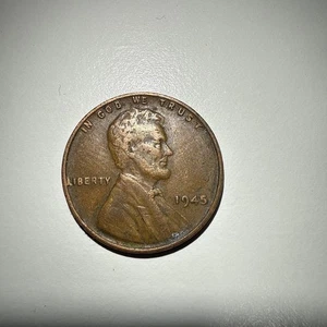 “Super Rare” 1945 Wheat Penny “No Mint Mark” see pics! - Picture 1 of 2