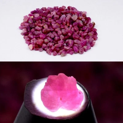 💎 282p Lote 101.29ct t.w Rubí Rojo Púrpura Natural Áspero - Sin Calentar, Gemas Tanzania Foto 1 de 4