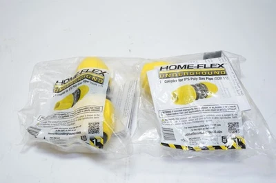 Новый лот из 2 HOME-FLEX 1 «IPS DR 11 подземный поли газовая труба муфта 18-429-010 - Изображение 1 из 3