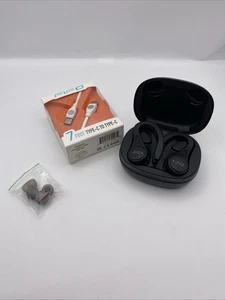 JVC HA-EC25T Wireless Sports Earbuds, Over-ear Fit  – Bluetooth, Black - Picture 1 of 6