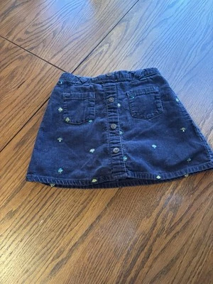 Falda de colección gymboree niñas 5 pana temática seta Foto 1 de 3