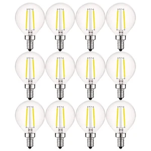 12x Luxrite LED G16.5 Globe Bulb 4W (40W Equivalent) Bright White 400lm E12 Base - Picture 1 of 7