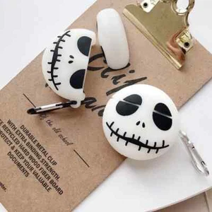 Nuovo Skeleton Nightmares Befores Christmas Jack per AirPods 1 2 3 4 Pro 2 custodia - Foto 1 di 23