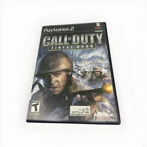 Call of Duty: Finest Hour (PlayStation 2 PS2) Completo con Manual - Probado - Imagen 1 de 4