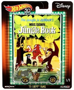 Hot Wheels 1955 Chevy Pane Disney The Jungle Book - FKY32 NRFP 2017 Green 1:64 - Picture 1 of 4