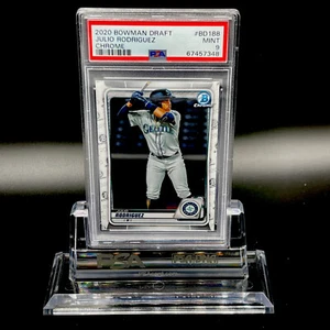 JULIO RODRIGUEZ  2020 Bowman Draft Chrome Rookie #BD188 PSA 9 - Picture 1 of 2
