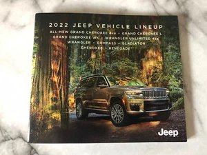2022 JEEP VEHICLE LINEUP 28-page Original Sales Brochure - Picture 1 of 1