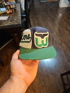 Vintage 90s Logo Athletic Hartford Whalers Snapback Hat Cap Rare NHL - Bild 1 von 6