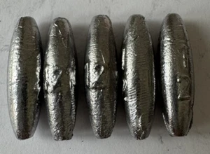 BARREL FISHING WEIGHTS 12 X 10g FLYING .C LURES. PIKE FLOAT, SEA FLOAT FISHING - Picture 1 of 3