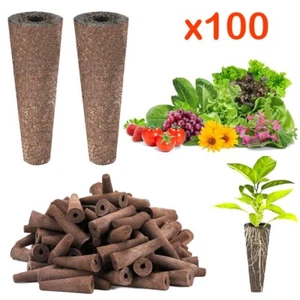 100pcs Grow Sponges, Seed Pods Replacement Root Growth Sponges For AeroGarden - Picture 1 of 8