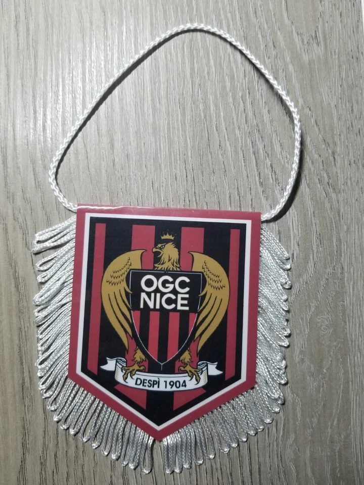 FANION PENNANT WIMPEL FOOTBALL  OGCN NICE - Photo 1/1