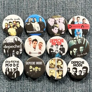 DEPECHE MODE 80er 90er Musik 1,25" Größe Pinback Buttons New Wave Synth Pop 12 Pins - Bild 1 von 5