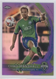 2014 Topps Chrome MLS Purple Refractor Chad Marshall #26