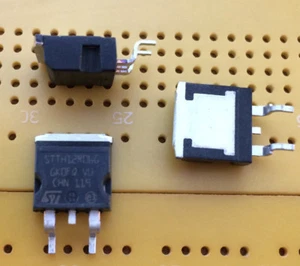 12A 600V Rectificador Ultra Rápido Diodo STTH12R06G 25nS SMD D2PAK Multi Qty - Imagen 1 de 1