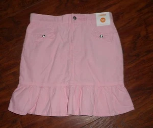Gymboree HOMECOMING KITTY Mädchen rosa Glitzer Knopf Schleife Cord Rüschen Rock 10 - Bild 1 von 6