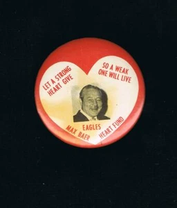 VERY RARE JEWISH WORLD CHAMPION boxer MAX BAER large boxing pinback button - Picture 1 of 1