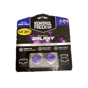 KontrolFreek FPS Galaxy Purple Thumbcaps PlayStation 4/5 1 High-Rise 1 Mid-Rise - Picture 1 of 3
