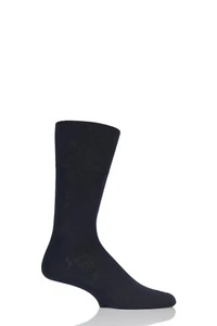 FALKE Men's Airport Virgin Wool and Cotton Plain Business Socks- Various Colours - Picture 1 of 9