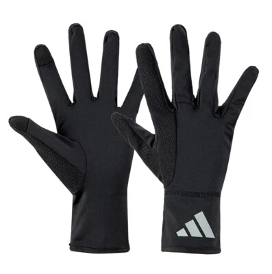 Guantes Adidas AeroReady para hombre con pantalla táctil guantes de entrenamiento deportivos negros nuevos con etiquetas HT3904 Foto 1 de 4