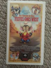 An American Tail: Fievel Goes West VHS 1991- Spielberg, DeLuise, Stewart, Cleese