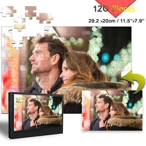 Personalized Customize Photos Jigsaw Puzzles 120 Pcs Birthday Family Event Gift - Picture 1 of 5