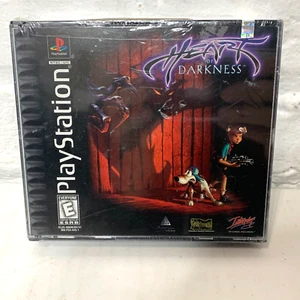 Heart of Darkness PS1 FACTORY SEALED 1st Print Black Label WATA VGA - Picture 1 of 4