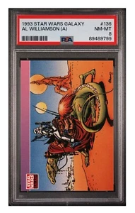 1993 Topps Star Wars Galaxy Series 1 #136 Al Williamson PSA 8 - Picture 1 of 2