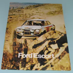 Ford Escort Rare Original Israel 1968 Market Sales Brochure Prospekt In Hebrew - Bild 1 von 4
